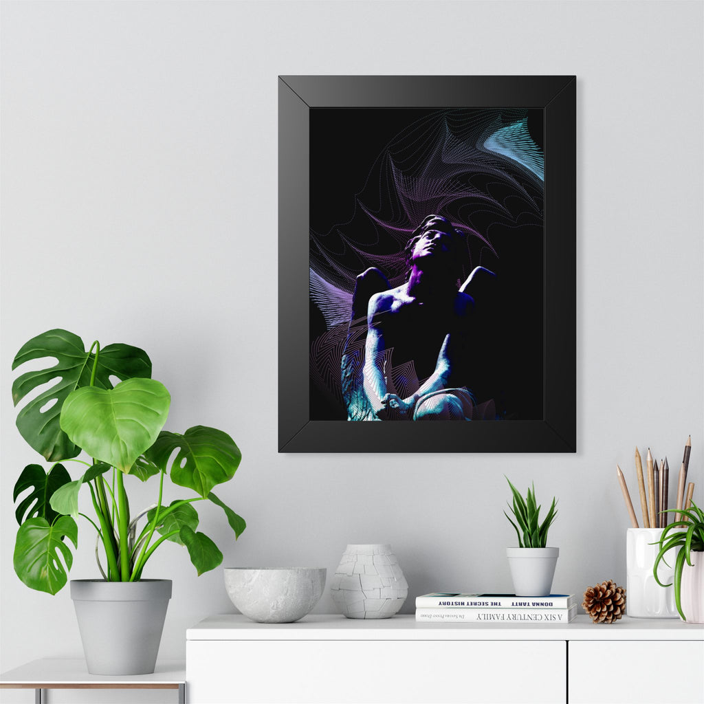 Skybound Framed Poster - Surreal Dreamy Cloudscape Wall Art