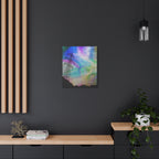 Solar Storm Canvas Wall Art - Vibrant Abstract Nebula Decor