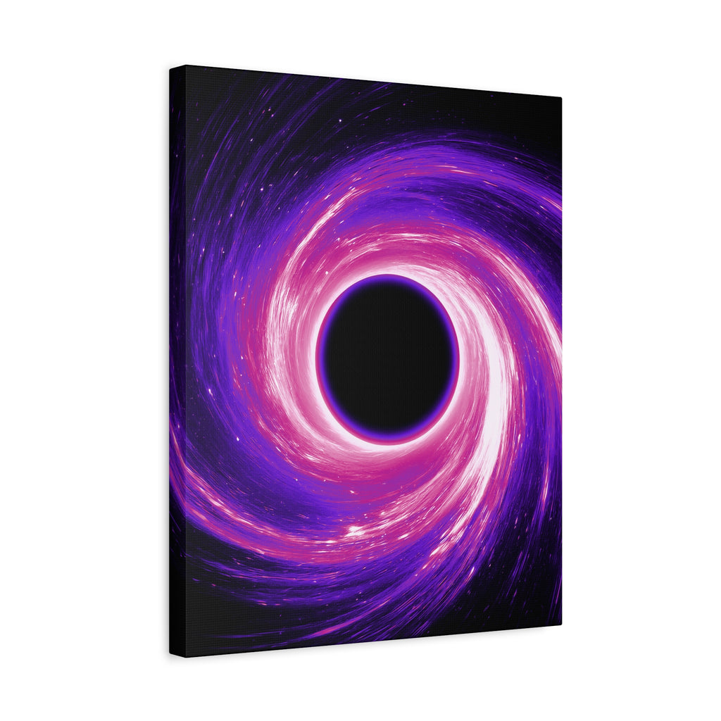 Neon Wave Horizon Canvas Wall Art - Retro 80s Cyberpunk Sunset