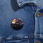 Baby Winged Dragon Pin - Cute Fantasy Art Button