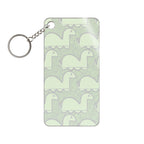 Dino Rampage Keychain - Dinosaur Art Acrylic Charm