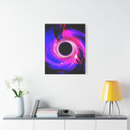 Neon Wave Horizon Canvas Wall Art - Special Edition Retro 80s Sunset