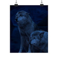 Wolf Pack Matte Vertical Posters - Stunning Wildlife Art for Nature Lovers - Perfect for Home & Office Decor