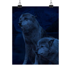 Wolf Pack Matte Vertical Posters - Stunning Wildlife Art for Nature Lovers - Perfect for Home & Office Decor