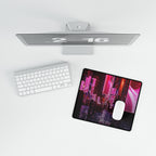 Japanese City Punk FX.3 Desk Mat - Cyberpunk Tokyo Mouse Pad
