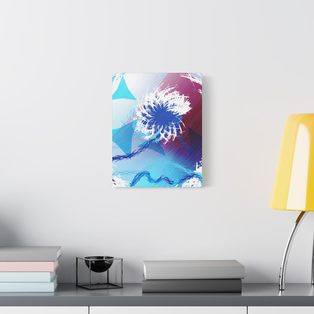Geometry Portal Canvas Wall Art - Abstract Geometric Sci-Fi Decor