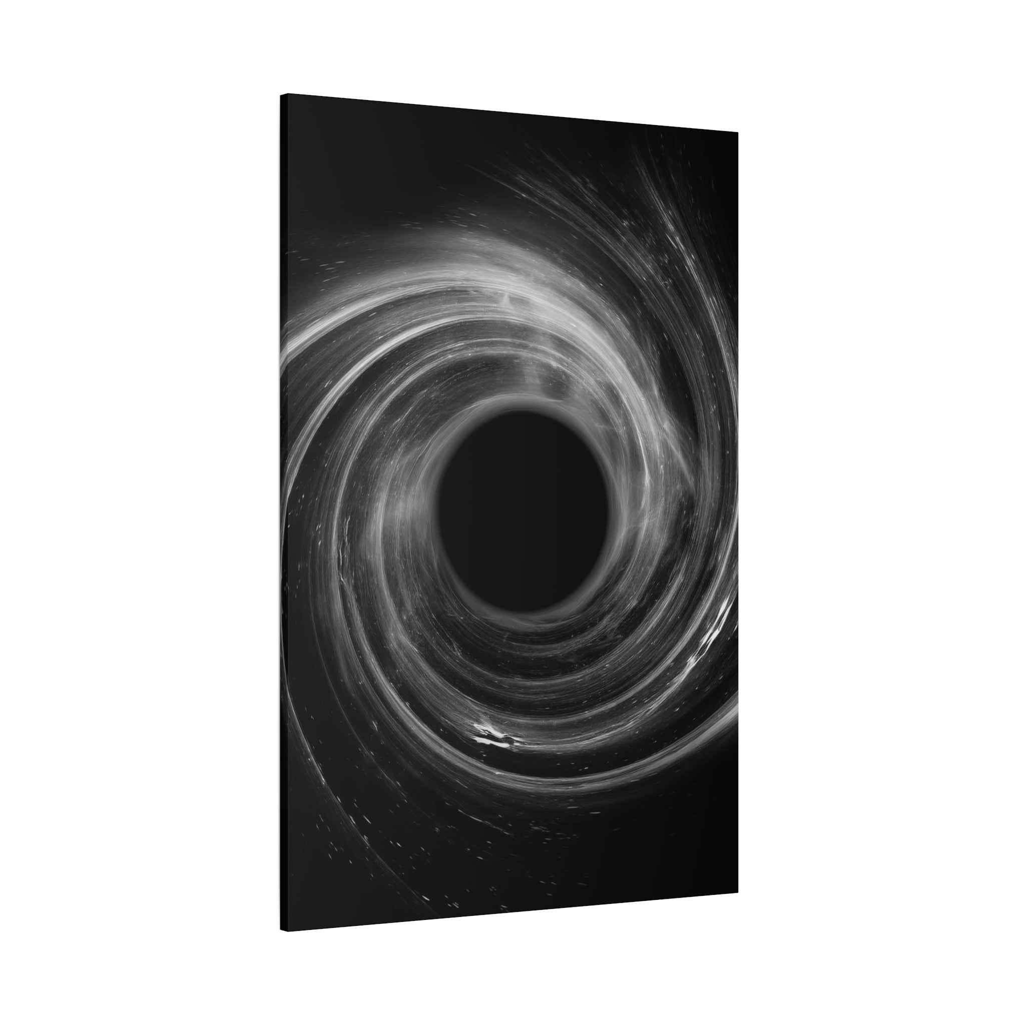 Black Hole Canvas Wall Art - Cosmic Universe Decor