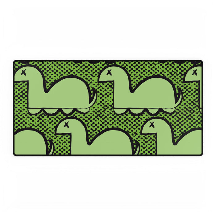 Dino Rampage Desk Mat - Dinosaur City Attack Mouse Pad