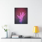 Hand of the Stars Galaxy Canvas Art - Mystical Astrology Wall Decor