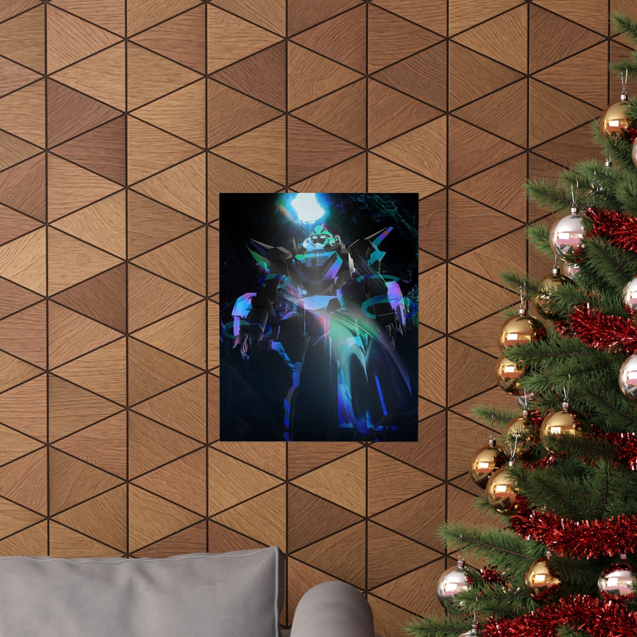 Top Secret Mech Matte Vertical Poster | Vibrant Colors & Stunning Design | Perfect for Men, Kids, and Anime Fans