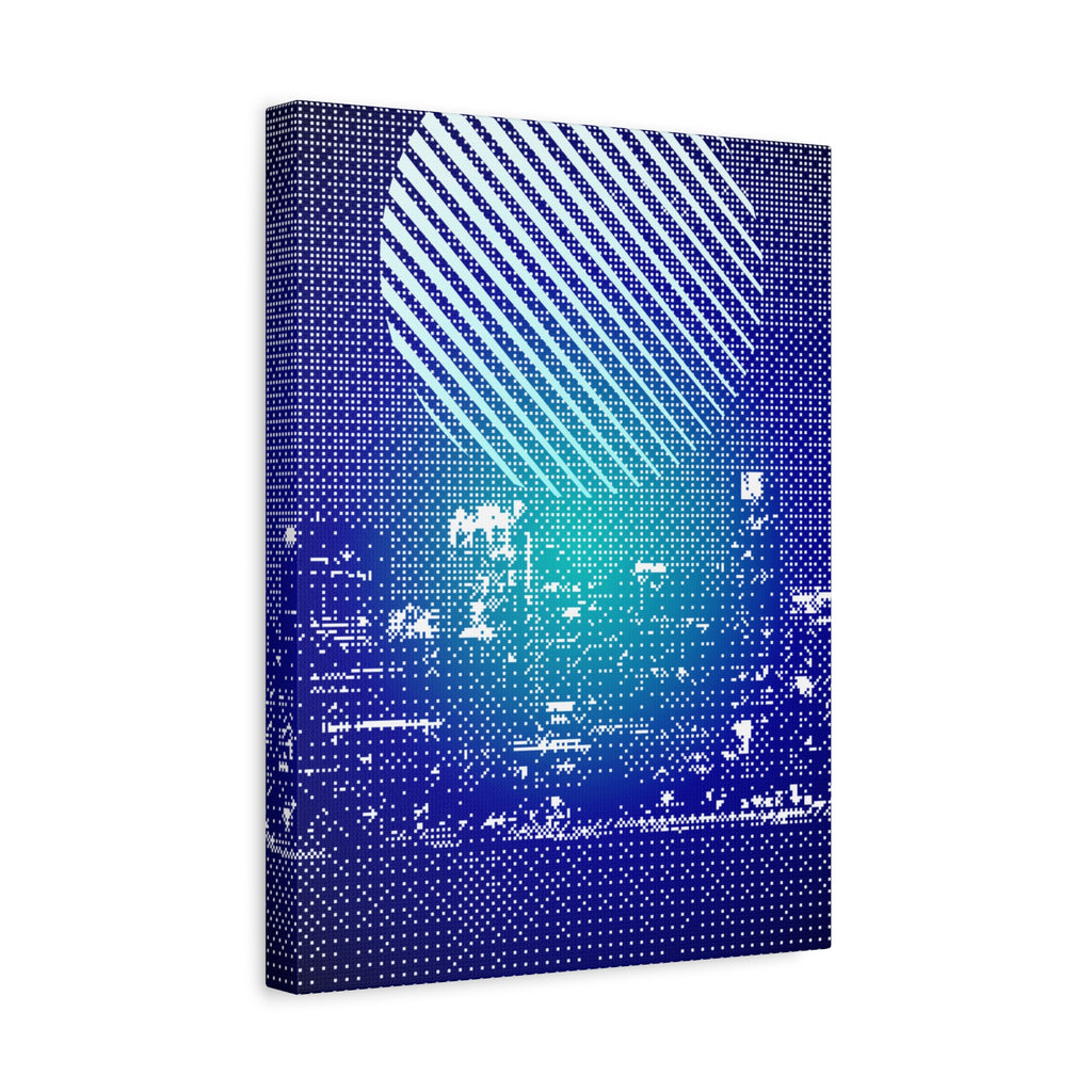Chicago Skyline Watercolor Canvas Wall Art - Windy City Decor