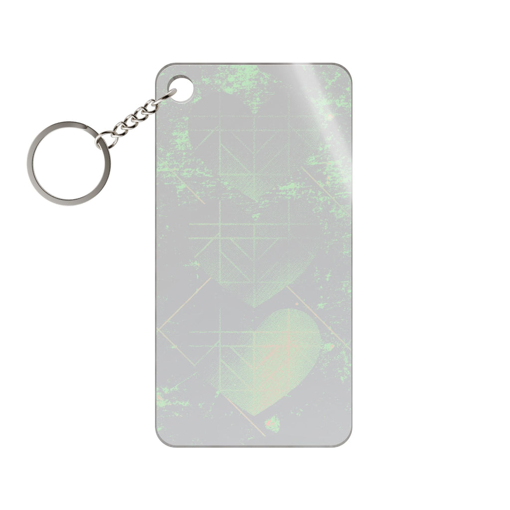 Retro Three Hearts Keychain - Level One 8-Bit Gamer Acrylic Charm