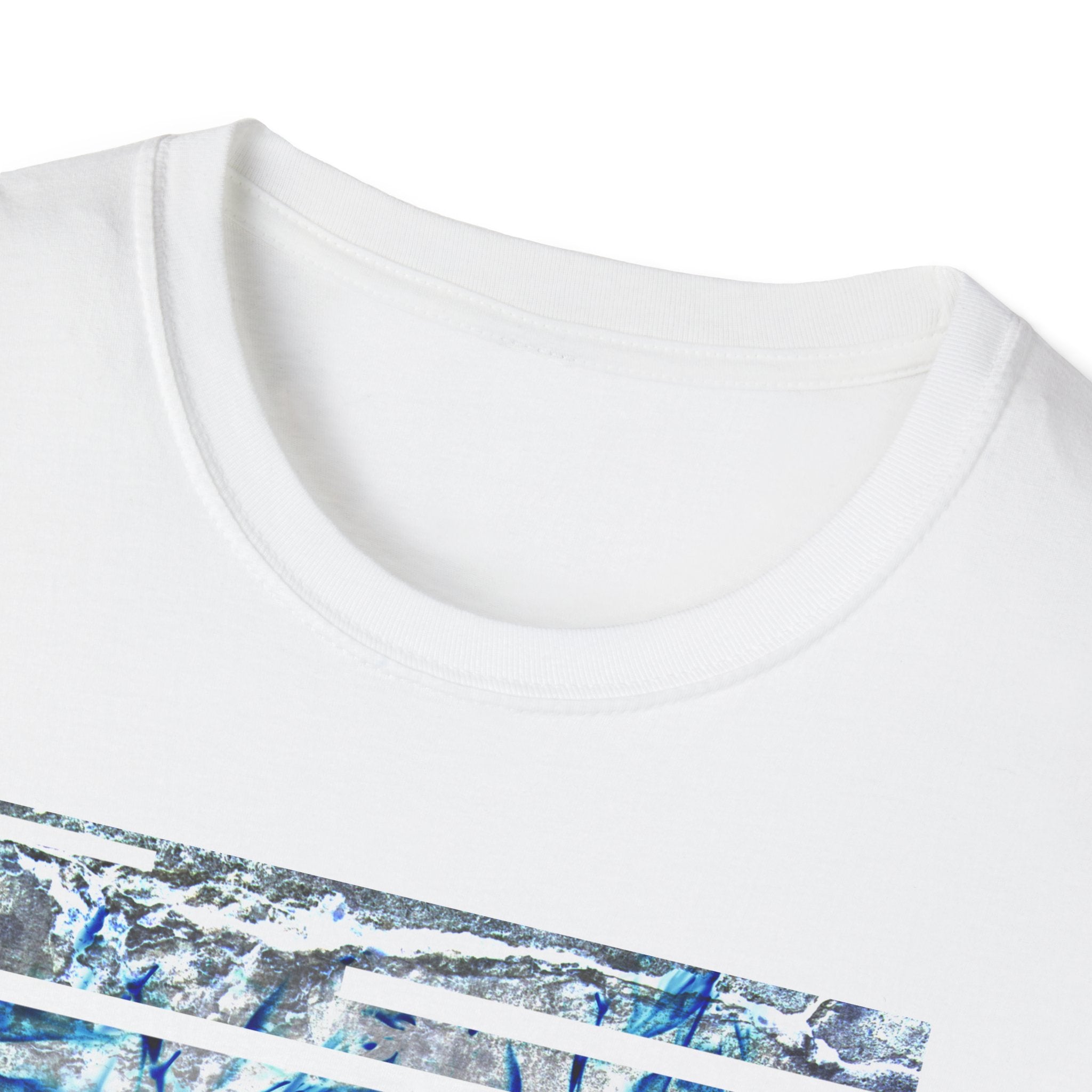 Blue Flame Skull Graphic Tee - Gothic Fire Skull Shirt