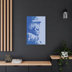 Educated Gorilla Canvas Wall Art - Abstract Modern Primate Decor
