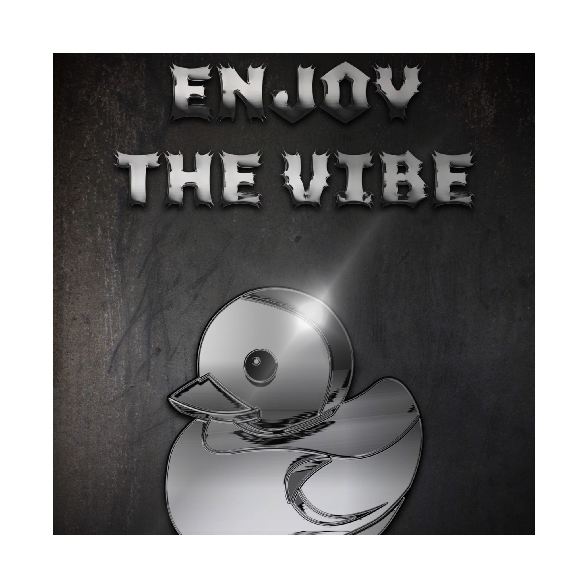 Enjoy the Vibe Poster - Aesthetic Typography Art Print