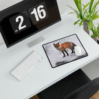 Fox Spirit Mouse Pad - Mystical Forest Animal Desk Mat