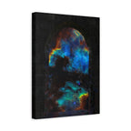 Stellar Castle Window Canvas Wall Art - Galaxy Cosmos Decor