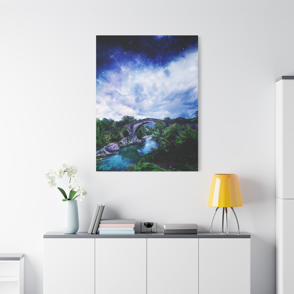 Enchanted Landscape Canvas Wall Art - Fantasy Forest Decor