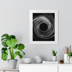 Black Hole Framed Poster - Cosmic Space Wall Art