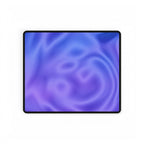 Liquid Metal Mist Pink Desk Mat - Fluid Abstract Mouse Pad