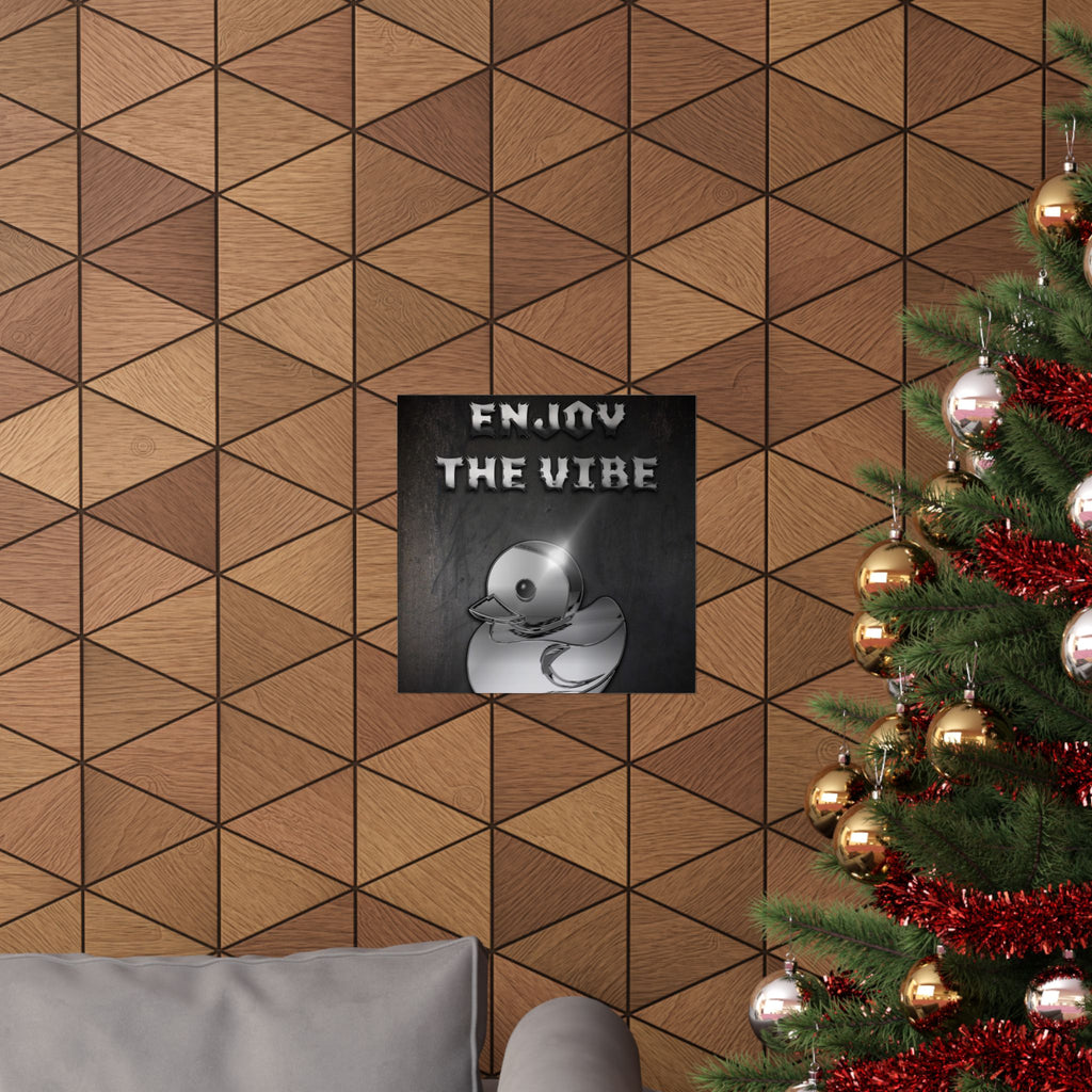 Enjoy the Vibe Poster - Aesthetic Typography Art Print
