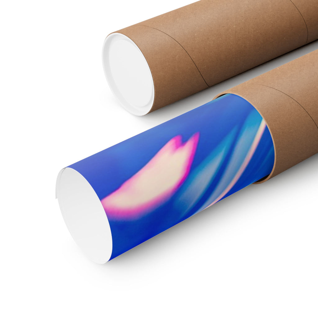 Trippy Holographic Matte Poster Print