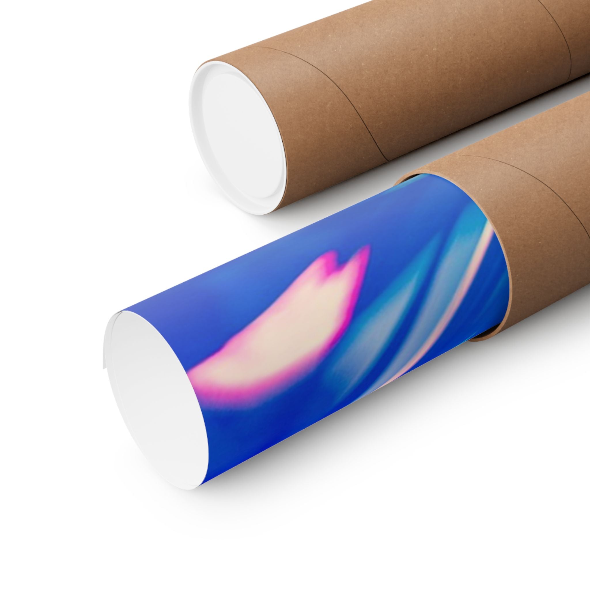 Trippy Holographic Matte Poster Print