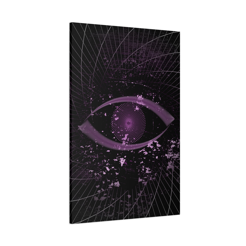 Eye of the Lost Cosmic Canvas Art - Mystical Third-Eye Galaxy Decor