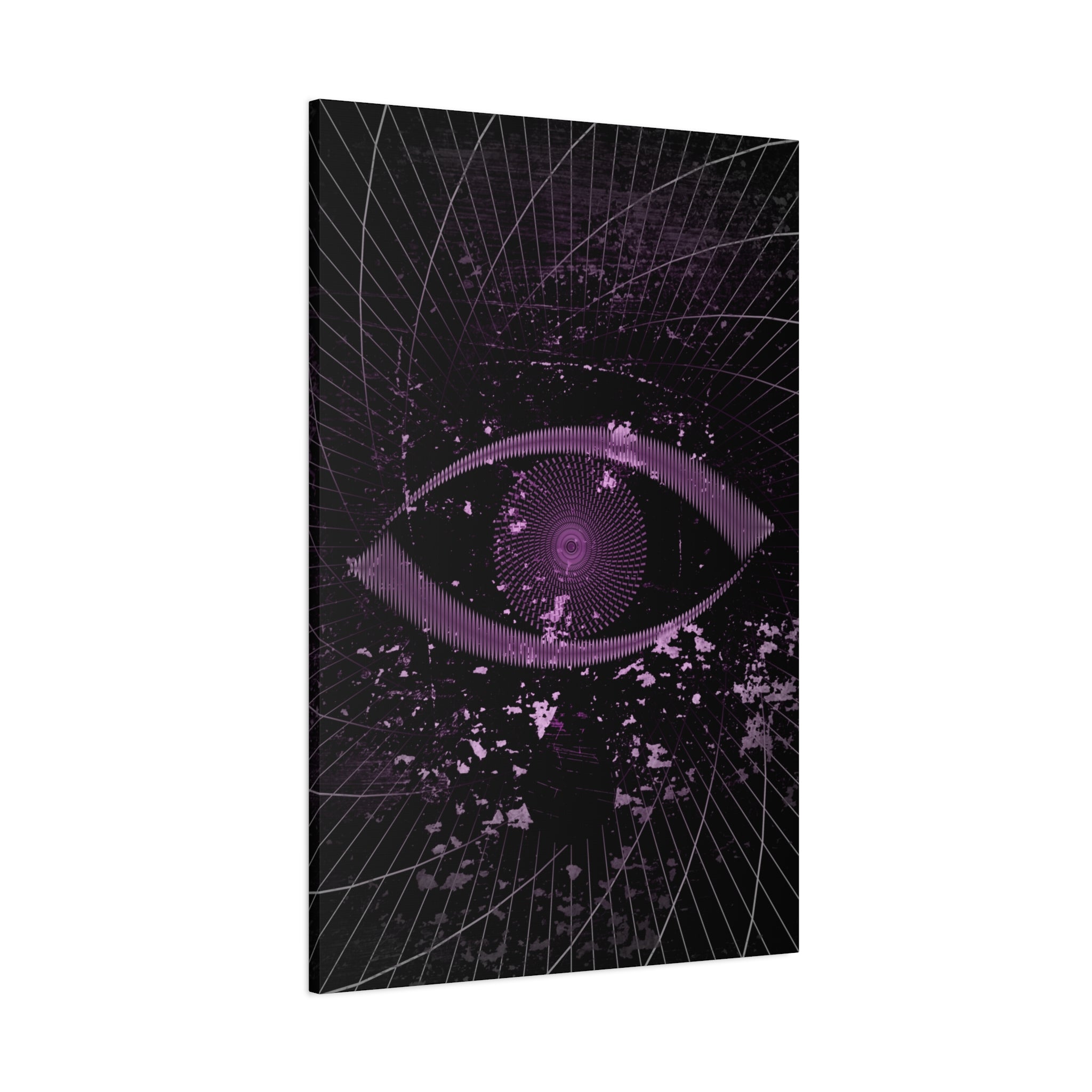 Eye of the Lost Cosmic Canvas Art - Mystical Third-Eye Galaxy Decor
