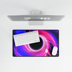 Purple Pink Wormhole Desk Mat - Special Edition Cosmic Mouse Pad