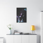 Skybound Canvas Wall Art - Surreal Angel Figure in the Clouds