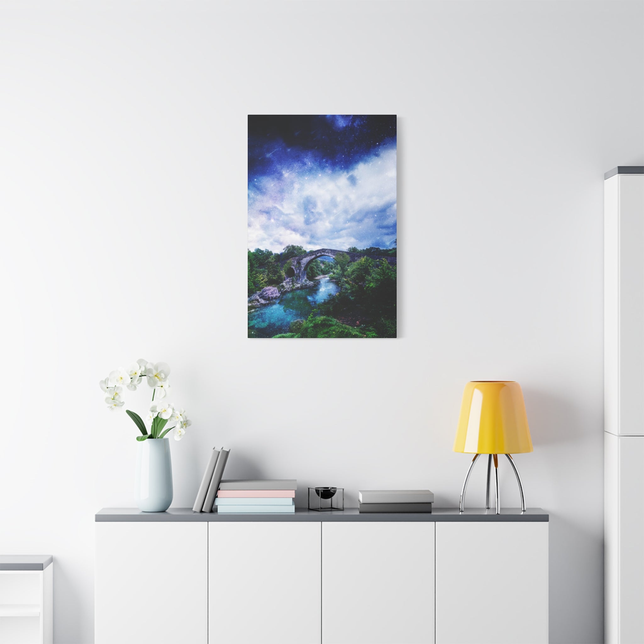 Enchanted Landscape Canvas Wall Art - Fantasy Forest Decor