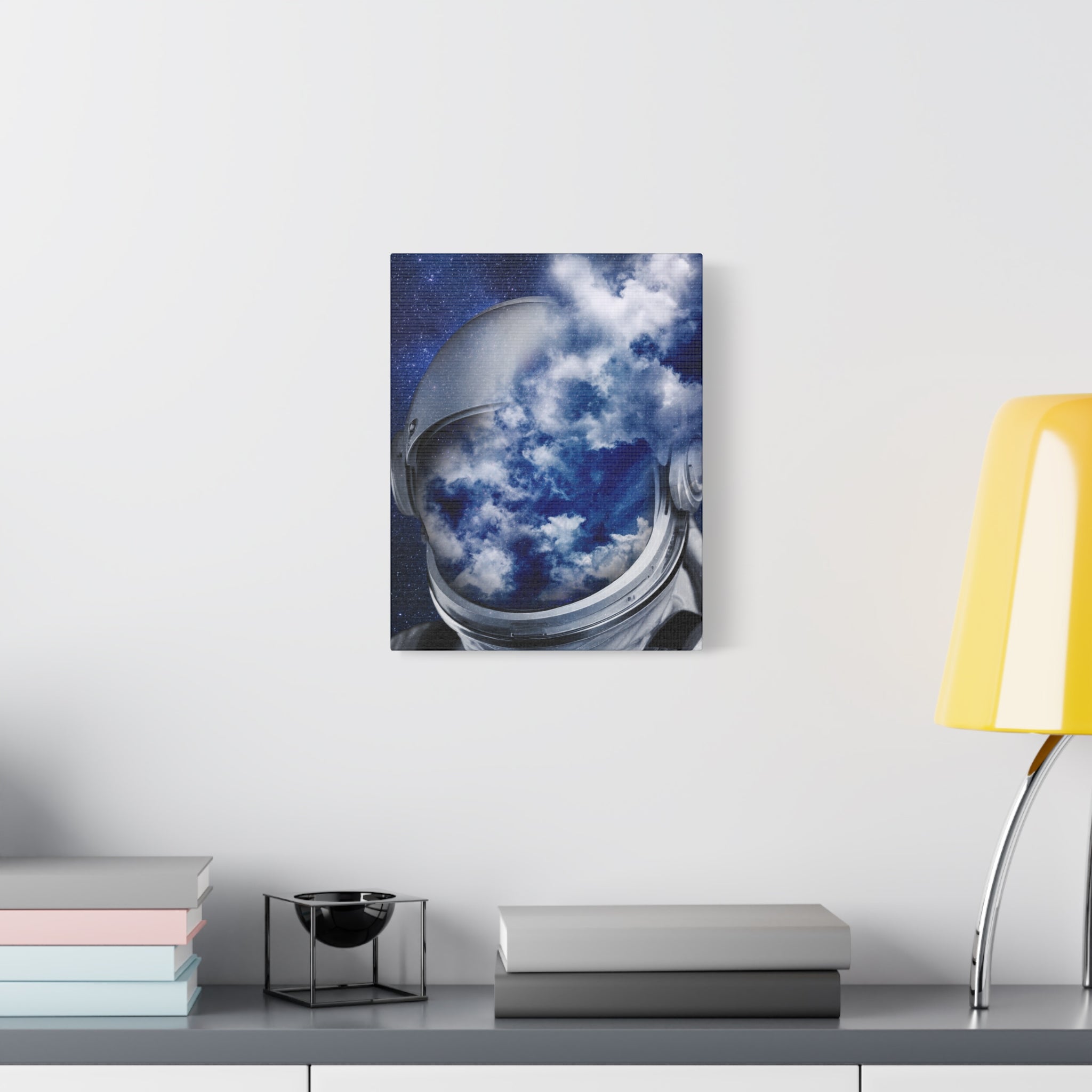 Psychedelic Astronaut Canvas Wall Art - Dreamy Space Decor
