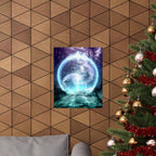 Lost Forest Magic Portal Poster Print - Mystical Fantasy Art