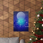Chicago Pixel Art Poster - Retro 8-Bit Skyline Print