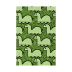 Dino Rampage Poster - Dinosaur City Attack Art Print