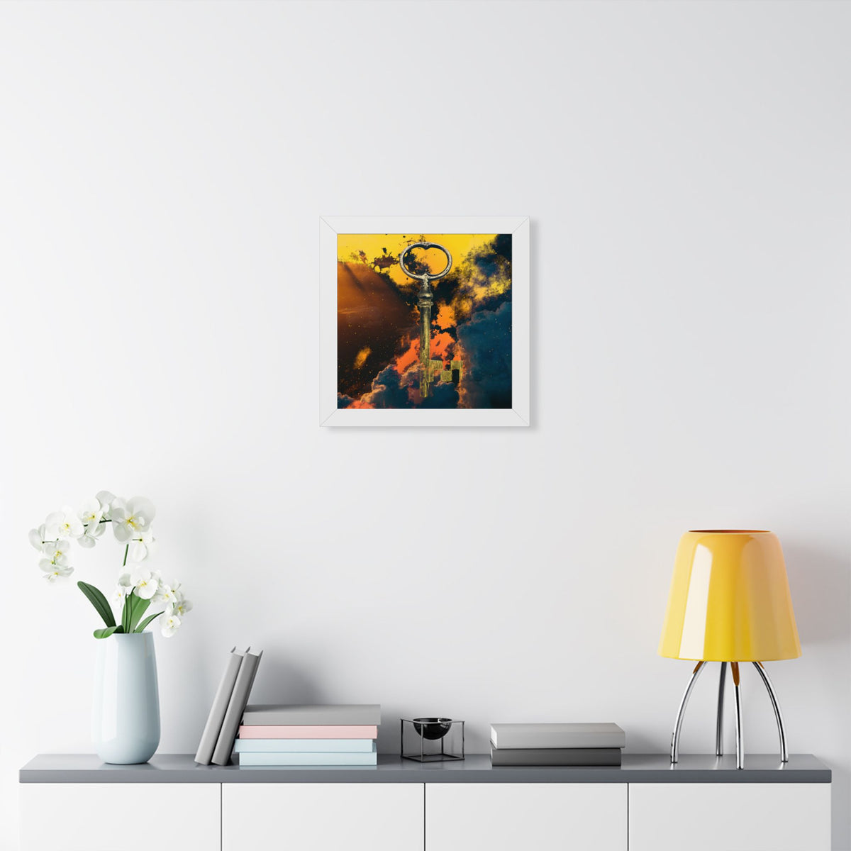 Key To The Kingdom Framed Poster - Fantasy Mysterious Wall Art