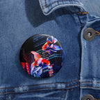 Japanese City Punk FX.2 Koi Attack Art Pin