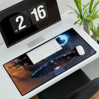 Space Ufo Desk Mat - Ufo Mouse Pad