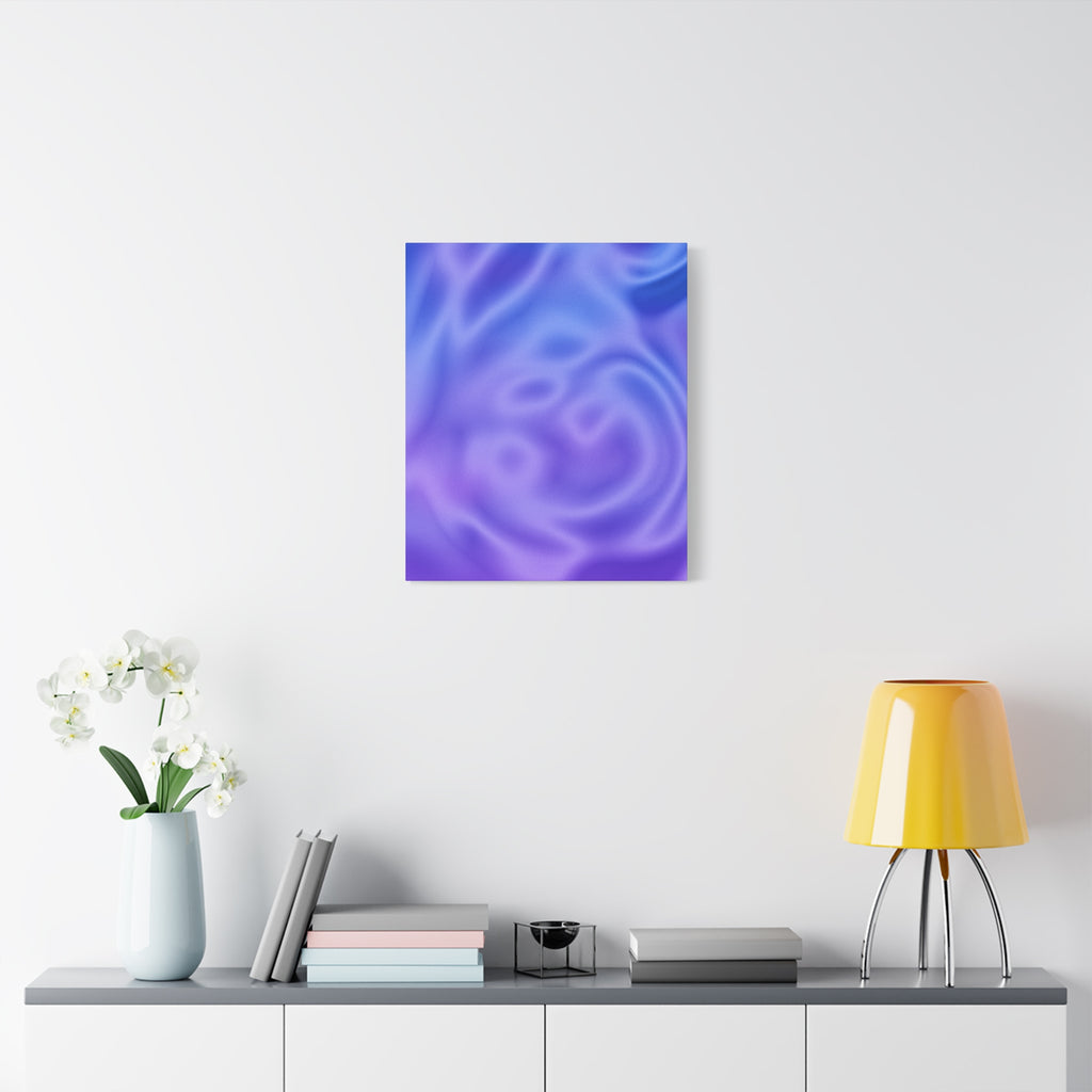 Liquid Metal Mist Pink Canvas Wall Art - Modern Textured Abstract Decor