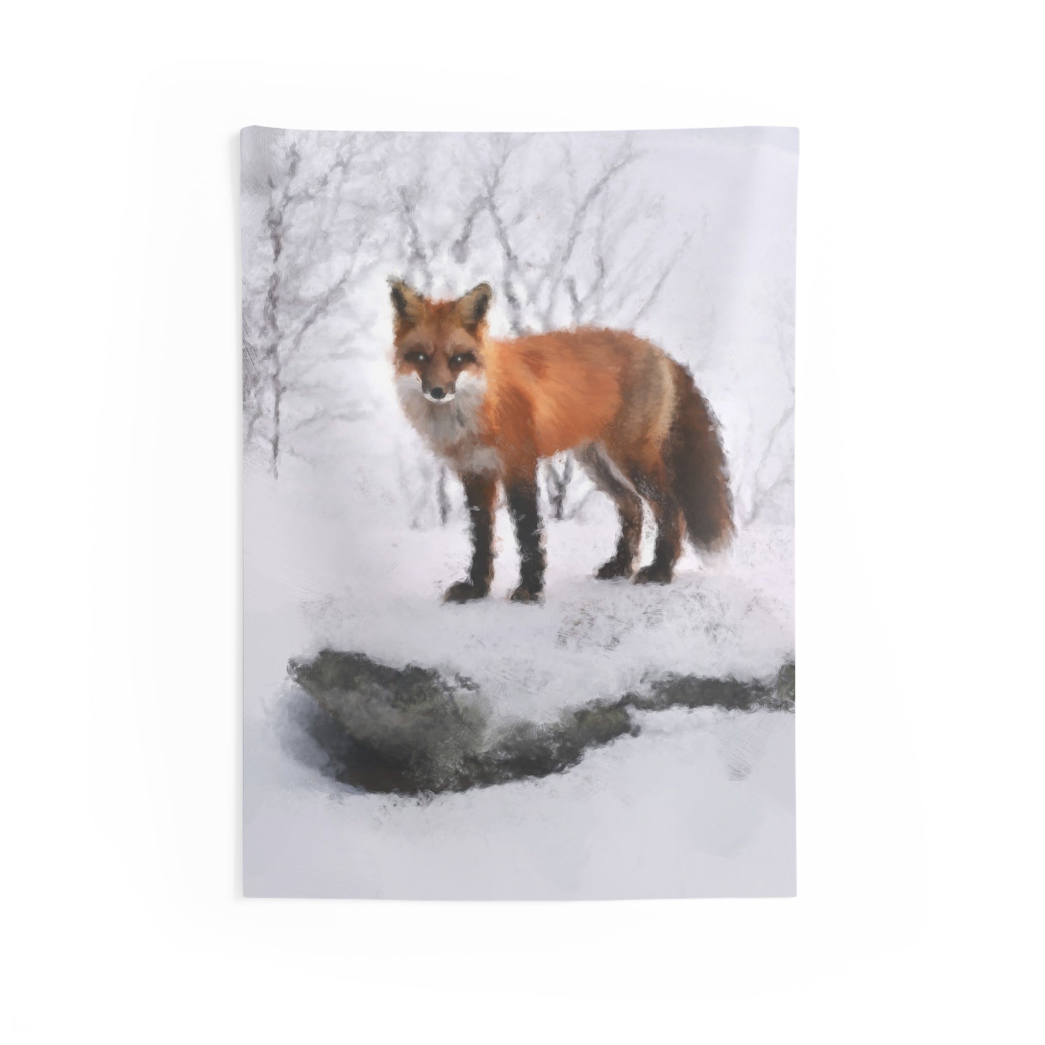 Sprit of The Fox Painting Art Tapestry