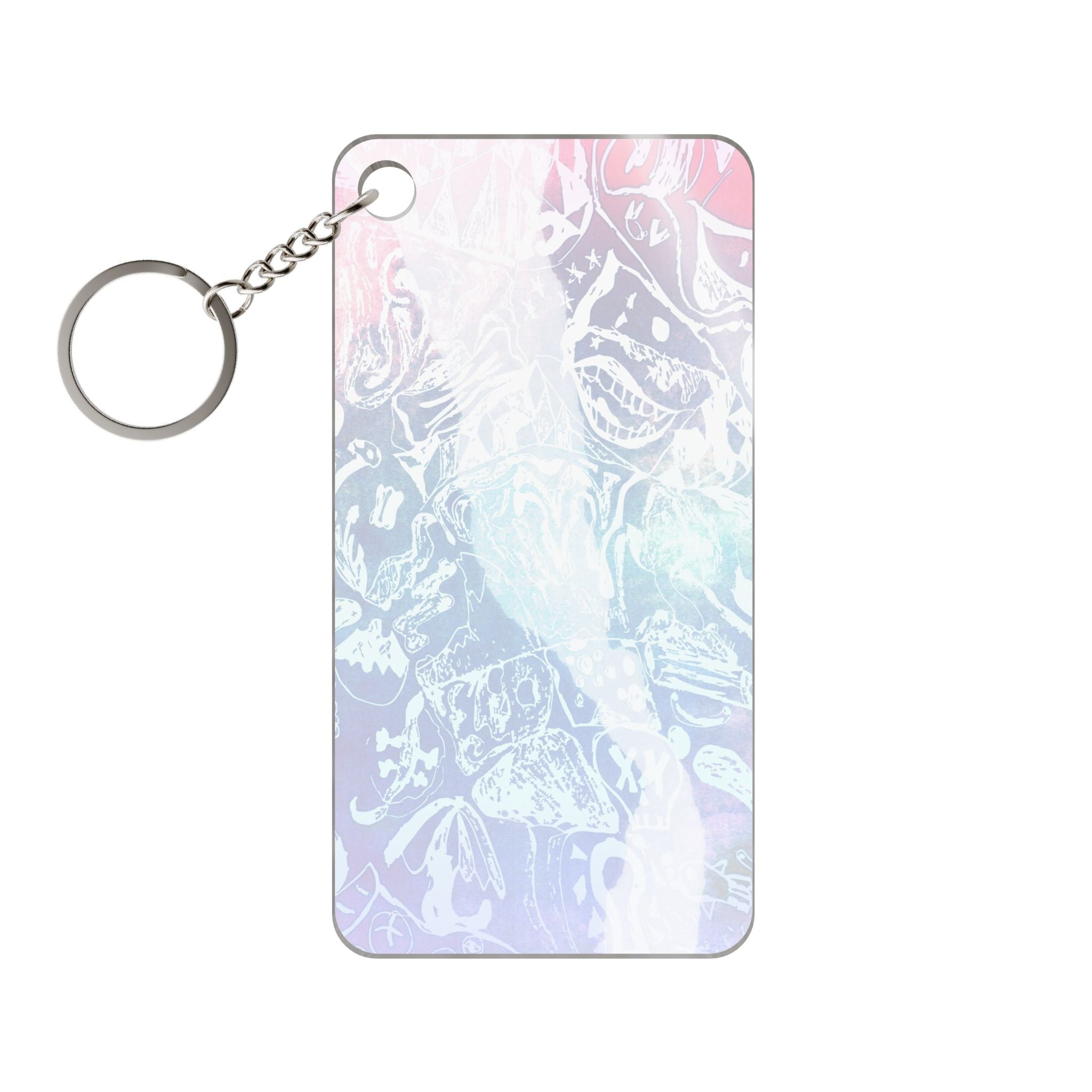 Doodles of a Lost Mind Keychain - Torn Apart Acrylic Charm