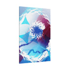 Geometry Portal Canvas Wall Art - Abstract Geometric Sci-Fi Decor