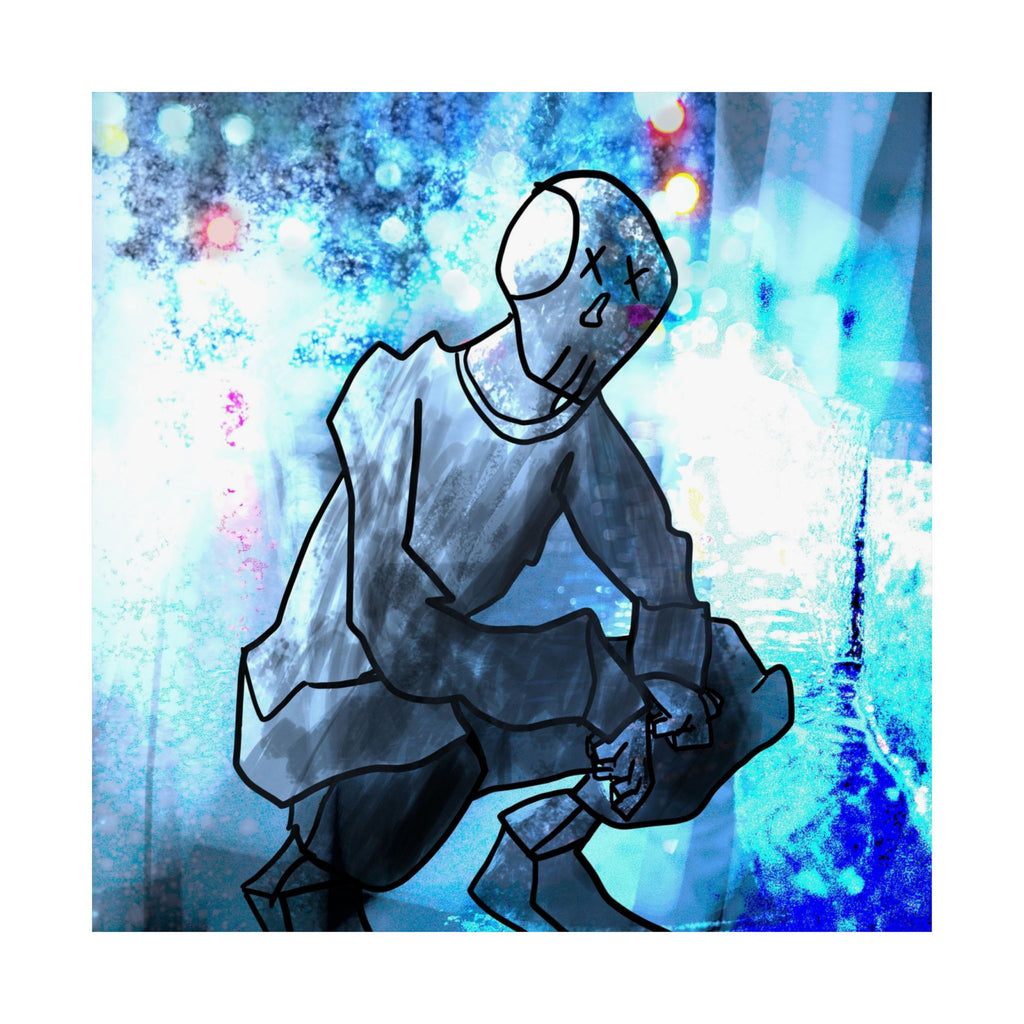 Robot Man Poster - Cyberpunk Android Art Print
