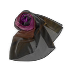 Moody Plum Ink Scarf - Dark Academia Purple Art Shawl