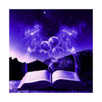 Magic Book Love Spell Poster Print - Witchy Fantasy Art