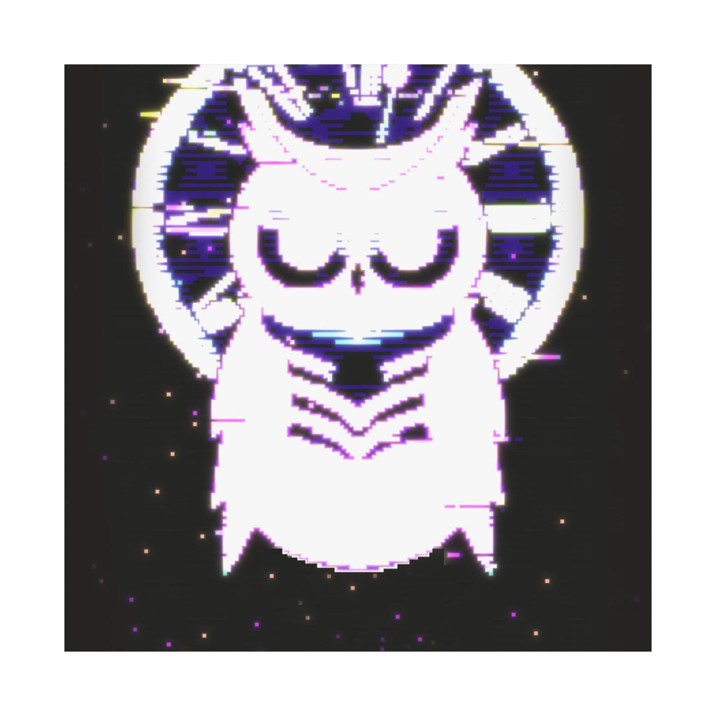 Owl of Time Poster - Surreal Clock Owl Art Print