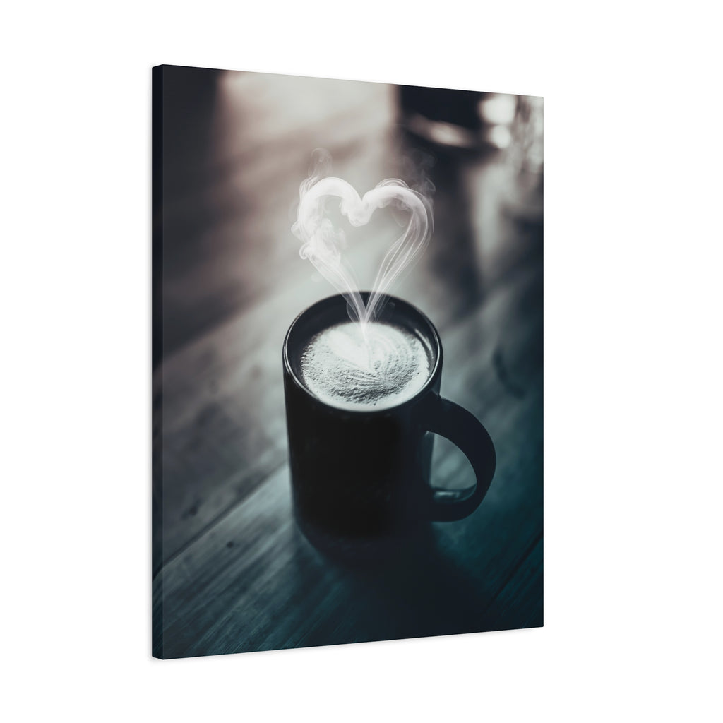 Coffee Love Canvas Wall Art - Aesthetic Kitchen Cafe Decor