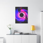 Neon Wave Horizon Canvas Wall Art - Special Edition Retro 80s Sunset
