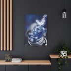 Psychedelic Astronaut Canvas Wall Art - Dreamy Space Decor